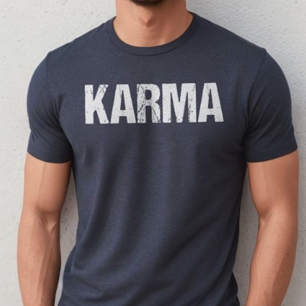 Men's Graphic T-Shirt - New Without Tags - Heather Navy